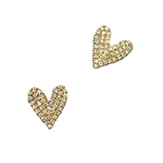 Diamond Heart Studs