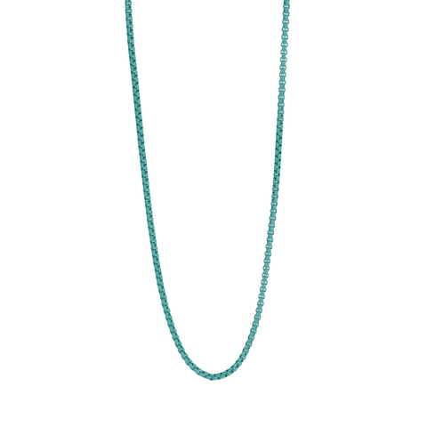 turquoise corded necklace