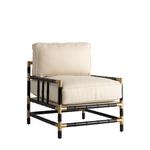 Vintage Bamboo Cube Chair