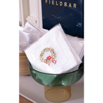 Pearl Wreath Cocktail Napkins, Set of 4