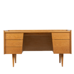 Mid Century White Oak Desk