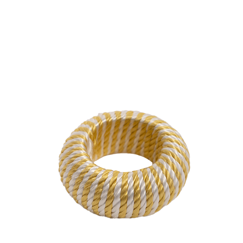 Yellow Corded Napkin Ring