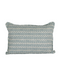 Zig Zag Azure Lumbar Pillow