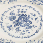 Cobalt Floral Oval Platter