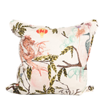 Pink Dragon & Heron Pillow