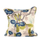 pillow with branch, leaf, and berry design
