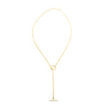 14K lariat chain