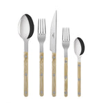 Bistro Flatware 5 piece set in Horn