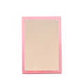 Image of pink lucite 4x6 frame