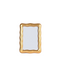 Small picture frames with wavy gold detail