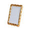 Small picture frames with wavy gold detail