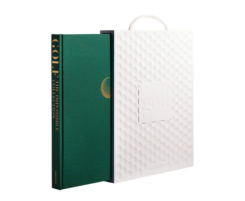 The Impossible Collection of Golf Book, luxury slipcase resembling golf ball