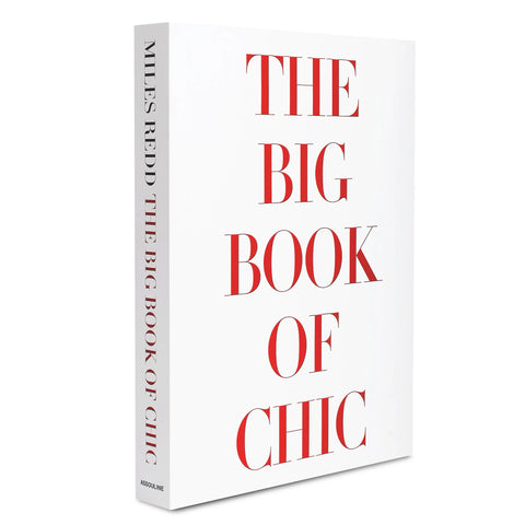 The Big Book of Chic closed, cover featuring the title of the book in red and black