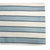 light blue, navy, and white stripe tablecloth