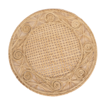 natural colored swirl placemat