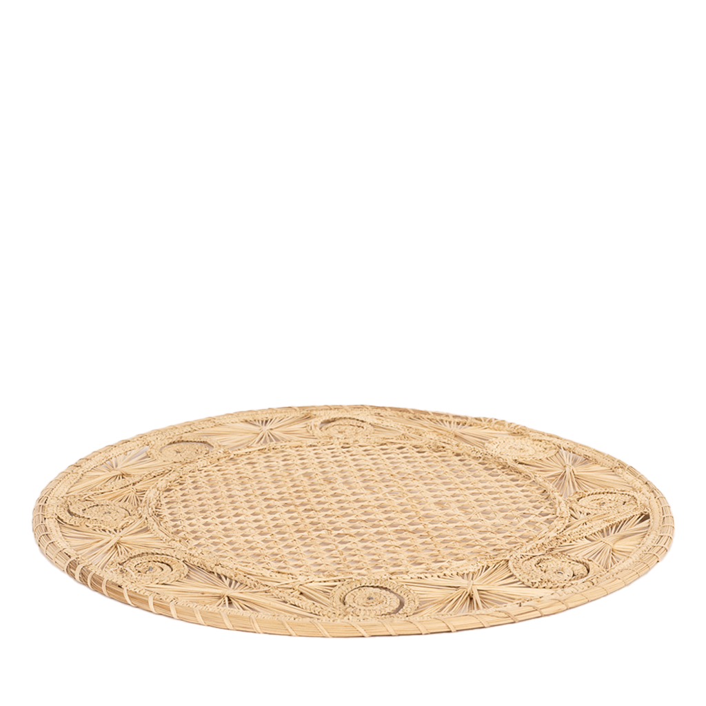 natural swirl placemat