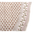 Ivory round tablecloth with pink floral pattern