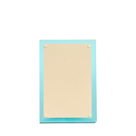 Turquoise Lucite Picture Frame