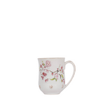 white cherry blossom mug