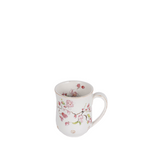 white cherry blossom mug