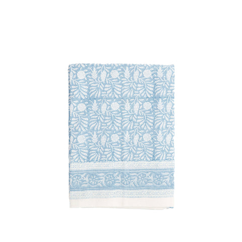 Jasmine Floral Tablecloth Blue