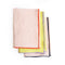 Linen Colorblock Napkin in Blush with Navy Trim alongside other color way options