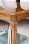 satinwood dining table detail