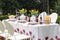 LaDoubleJ Heart Tablecloth with full tabletop display view