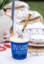 Sabre Paris Bamboo tea spoon in ice cream on table setting