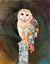 Brenda Bogart Barn Owl on a Snowy Night 5