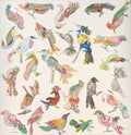 Brenda Bogarts Bird Party Art Print