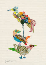 Brenda Bogart Bird Totem 3 Art Print 