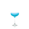 Color Pop Champagne Coupe with blue cup