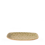 Ceramic Oblong Plate, Citrus 