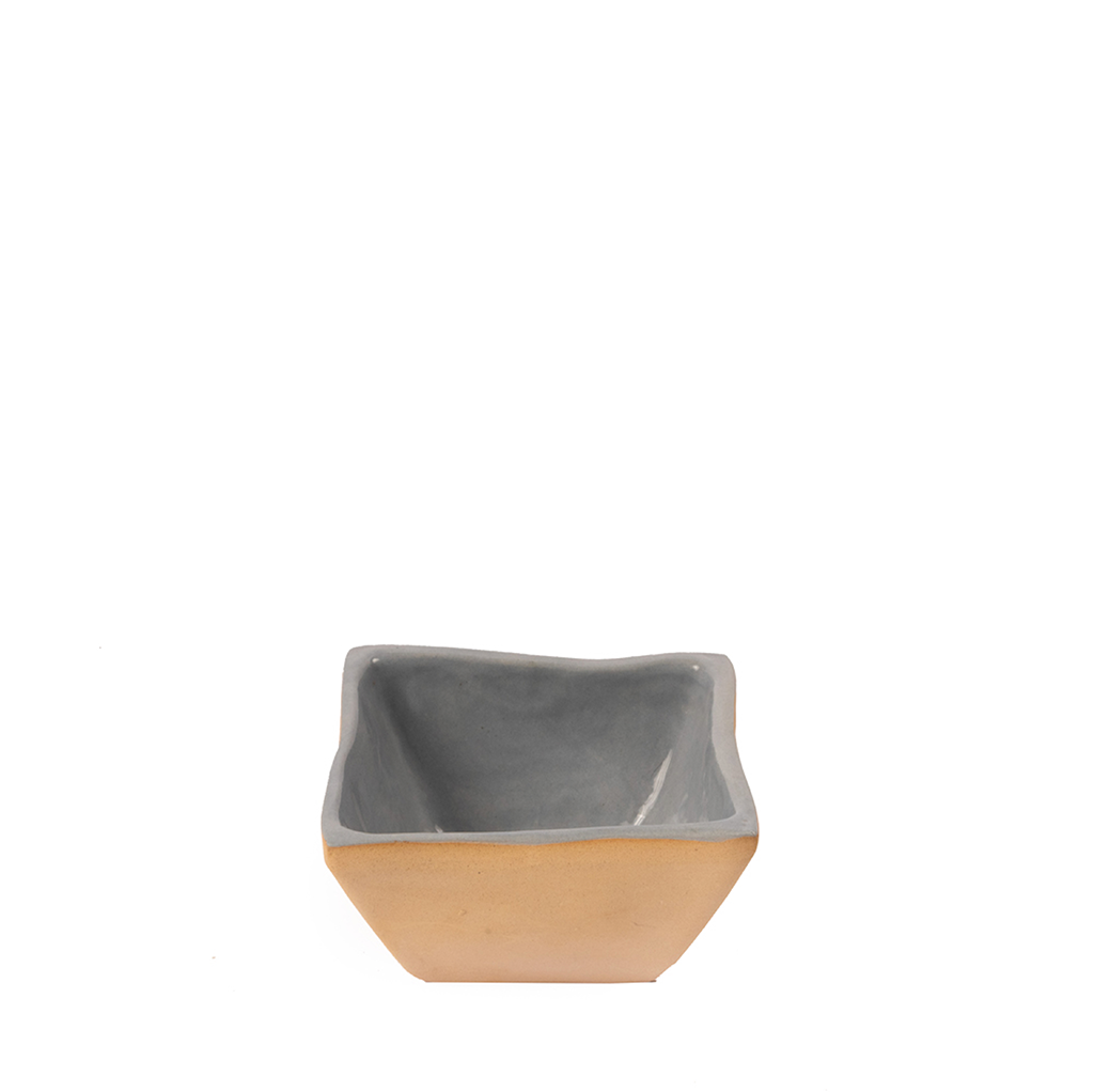 Ceramic Square Dip Bowl, Opal