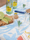cactus glass with small cutting board