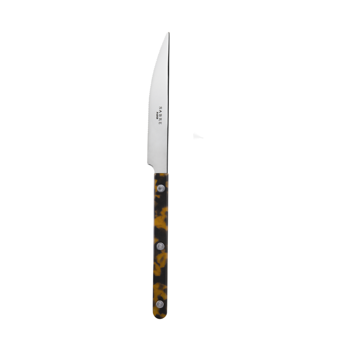 Sabre Paris Bistro Flatware Tortoise Dinner Knife