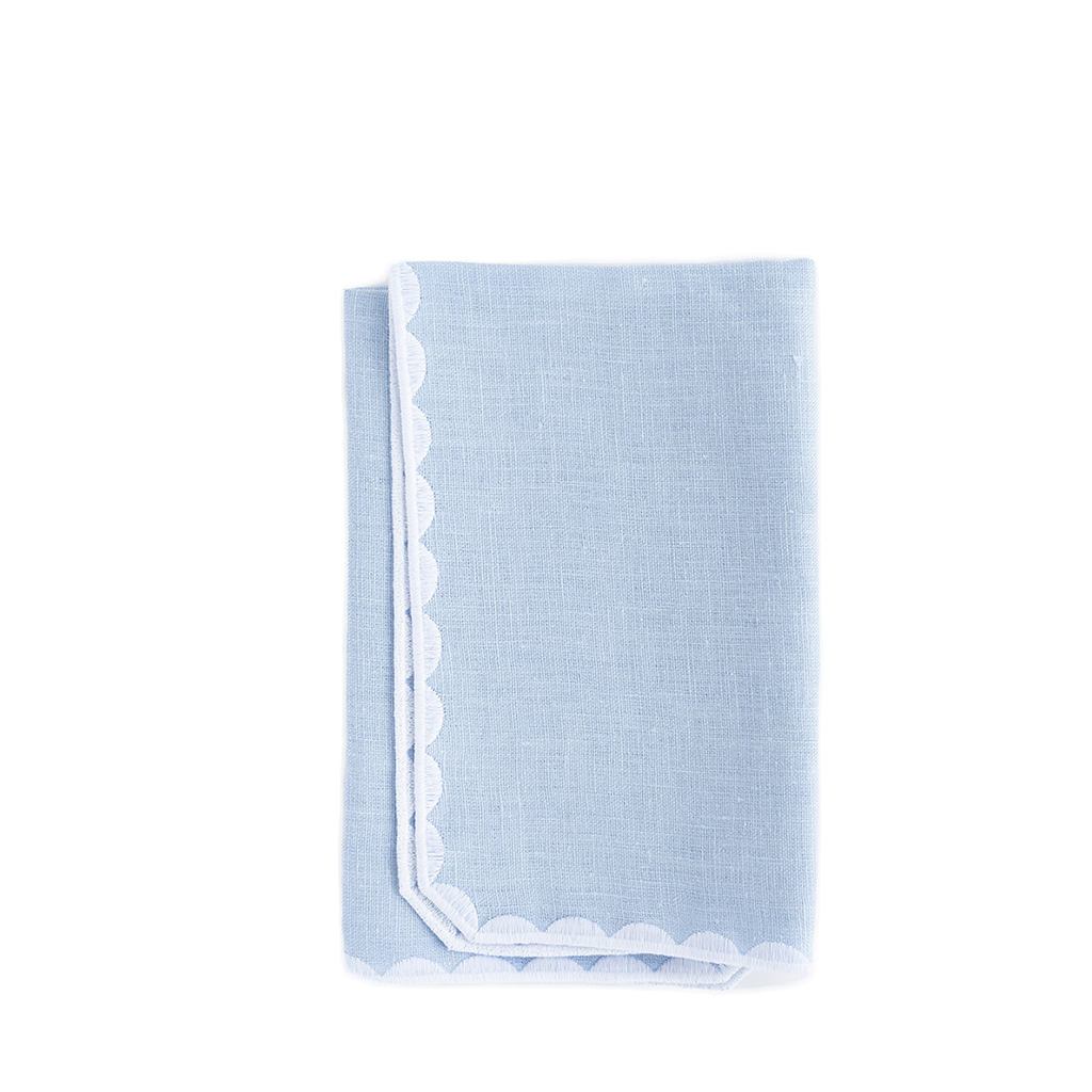 BASIC LINEN NAPKIN (PACK OF 2) - Light blue