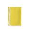 Embroidered Scallop Linen Napkin, Yellow