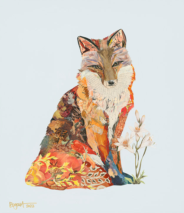 Brenda Bogart Piper Fox Art Print