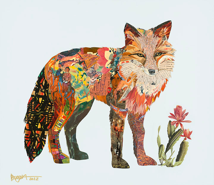 Brenda Bogart Felix Fox Art Print