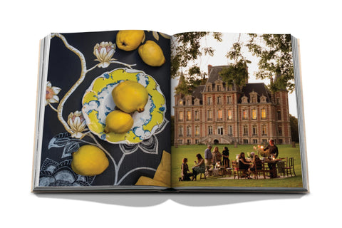 Chateau Life book featuring a photograph of lemons on a table and of the chateau exterior