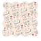 Garden of Flowers Square Scalloped Placemat, Pink
