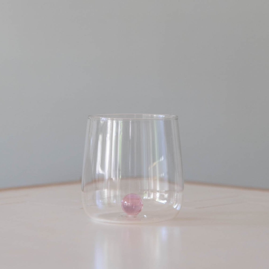 Close up view of Pink Tumbler