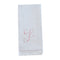 Hand Towel with Embroidered Pink S