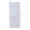 Hand Towel with Embroidered pink W
