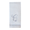 Hand Towel with embroidered Gray