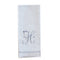 Hand Towel embroidered with grey H