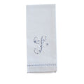 Hand Towel with embroidered gray S