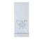 Hand Towel with embroidered gray W